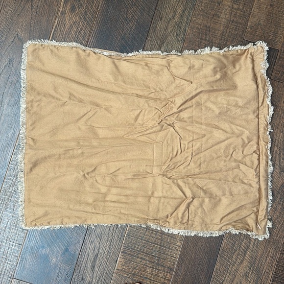 NWOT Casaluna Linen Blend Standard Sham in Warm Brown - Picture 4 of 6